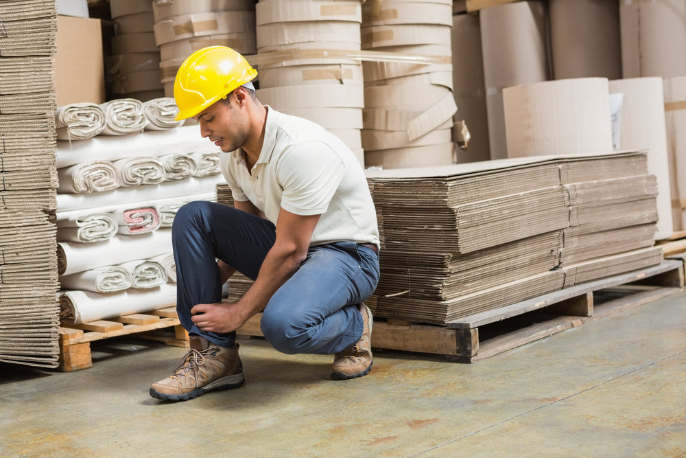 Tips to reduce the risk of workplace injury from ankle sprains.